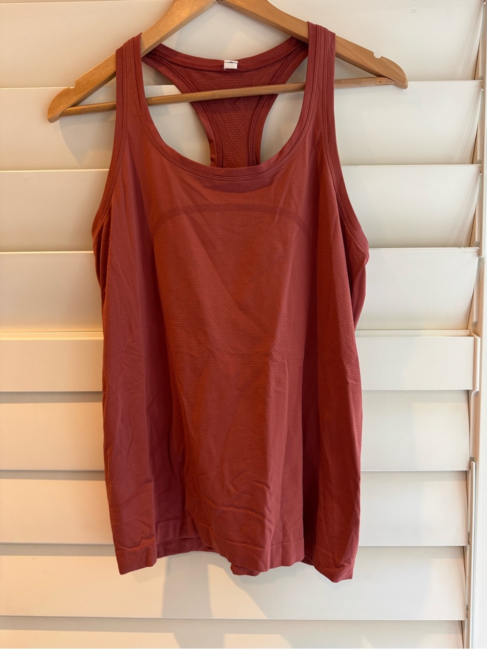 lululemon athletica women’s Rust-Colored Racerback Tank